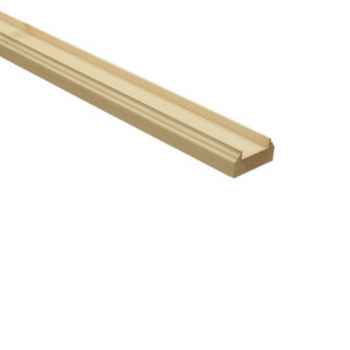 Product photograph of BR3600/32P Pine Baserail 3600mm 32mm Groove Pine Baserail (BR3600/32P)
