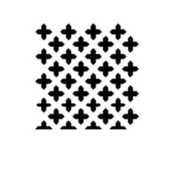 Image of Radiator Panel 1830 x 610 x 3mm Oregon Perfonet White Perforated MDF