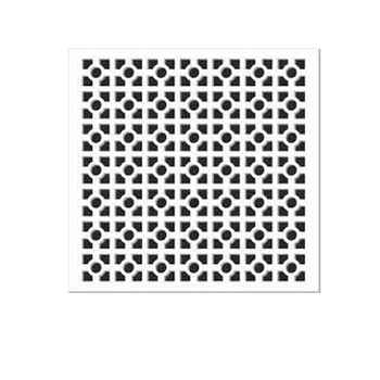 Product photograph of Radiator Panel 1830 x 610 x 3mm Arizona Perfonet White Perforated MDF 